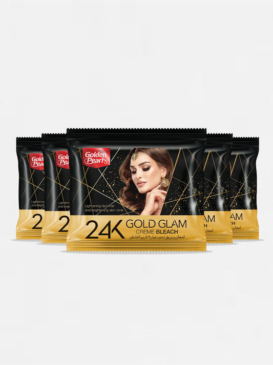 (Pack of 5)    24K Gold Glam Cream Bleach Deal