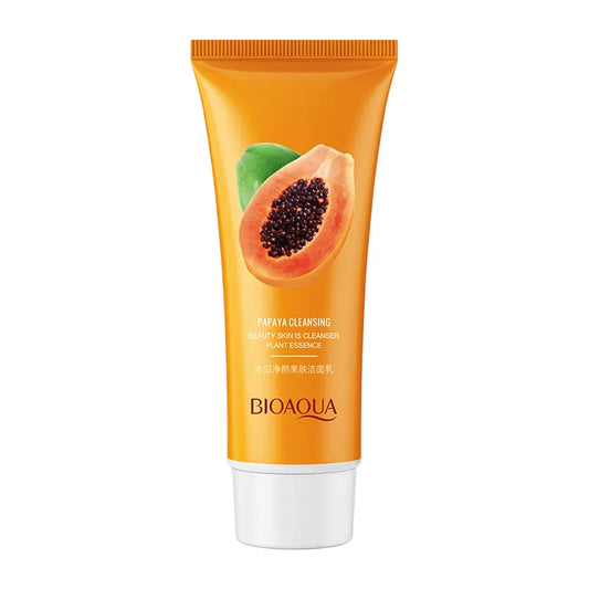 BIOAQUA Papaya Moisturizing Gentle Deep Cleansing Facial Cleanser 100g