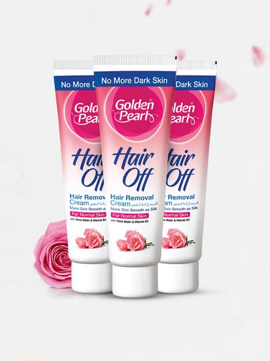 Pack of 3 Hair Off - Hair Removal Cream - Rose  Deal