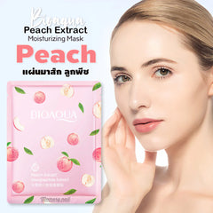 BIOAOUA Peach Facial Mask Moisturizer Face Sheet Mask